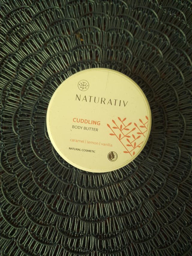 Naturativ Masło do ciała, Karmel, cytryna i wanilia