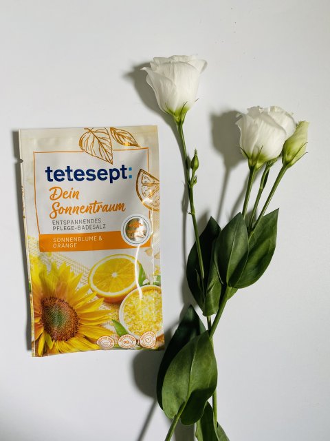 Tetesept Sól do kąpieli, Dein Sonnentraum, Słonecznik i pomarańcza