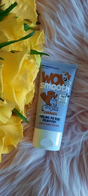 FlosLek Peeling do rąk, Wow Smooth, Delikatny, Celuloza