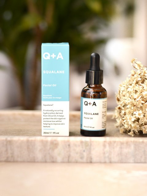Q + A Olejek do twarzy, Squalane, Facial Oil