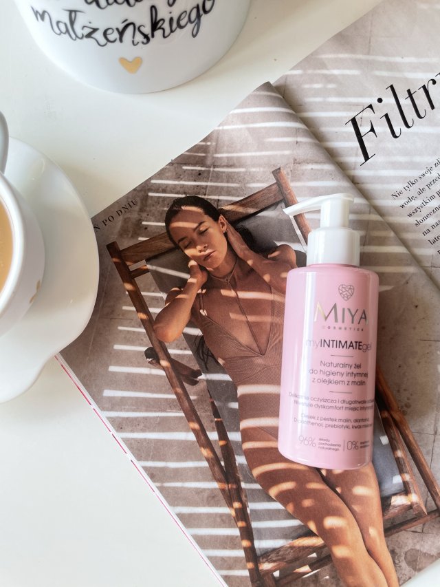 Naturalny żel do higieny intymnej z olejkiem z malin myINTIMATEgel Miya Cosmetics 