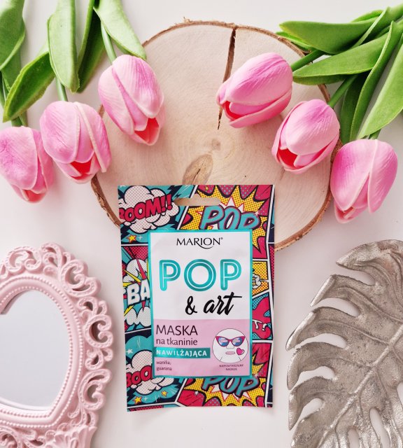 Marion Pop & Art, Maska na tkaninie, Nawilżająca