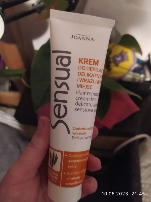 Joanna Sensual, krem do depilacji miejsc delikatnych i wrażliwych
