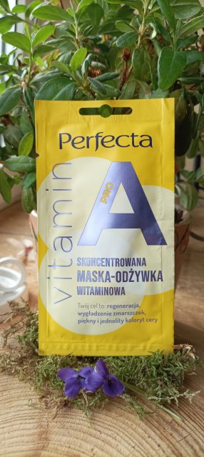 Perfecta Maska-odżywka do twarzy, Witaminą A pro, Skoncentrowana, Witaminowa