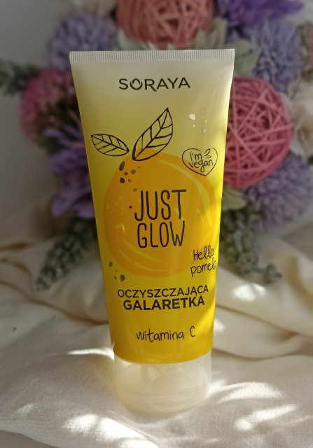 Soraya Just Glow, Galaretka do mycia twarzy, Oczyszczająca, Z efektem glow