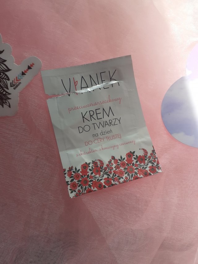 Sylveco Vianek, Krem do twarzy, Przeciwzmarszczkowy, Na dzień, Do cery tłustej