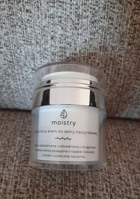 Moistry Krem do twarzy, Naturalny, Skóra naczynkowa, Na dzień i noc