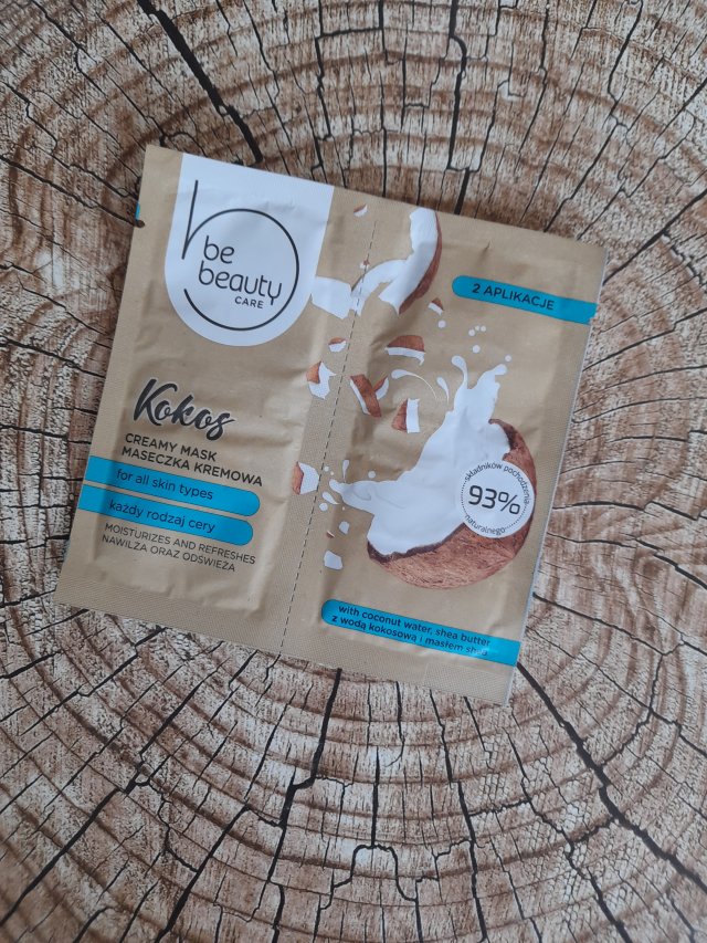 BeBeauty Care, Maseczka do twarzy, Kremowa, Każdy rodzaj cery, Nawilżenie i odświeżenie, Kokos