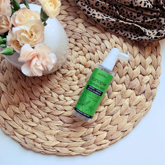 Joanna Konopie, Odżywka-wcierka do włosów i skóry głowy, Nawilżająco - wzmacniająca, Cannabis Seed
