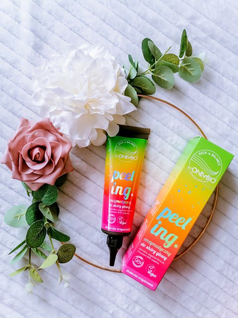 OnlyBio Hair Balance, Peeling enzymatyczny do skóry głowy, Kwasy AHA i papaina