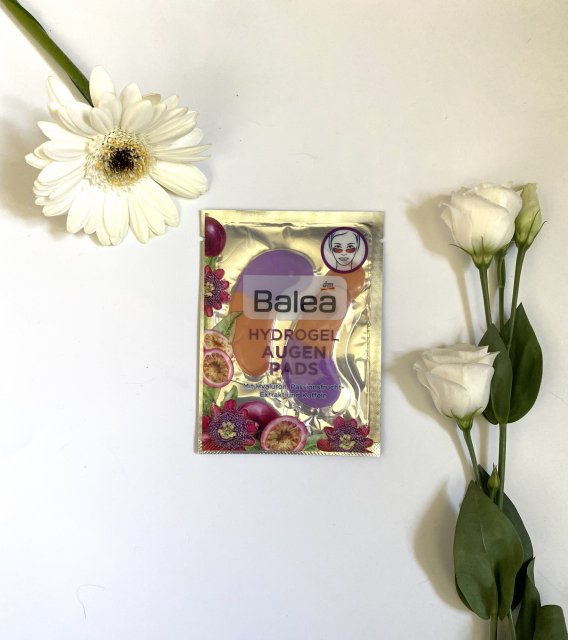 Balea Płatki pod oczy, Hydrożelowe, Kwas hialuronowy, Ekstrakt z marakui i kofeina 