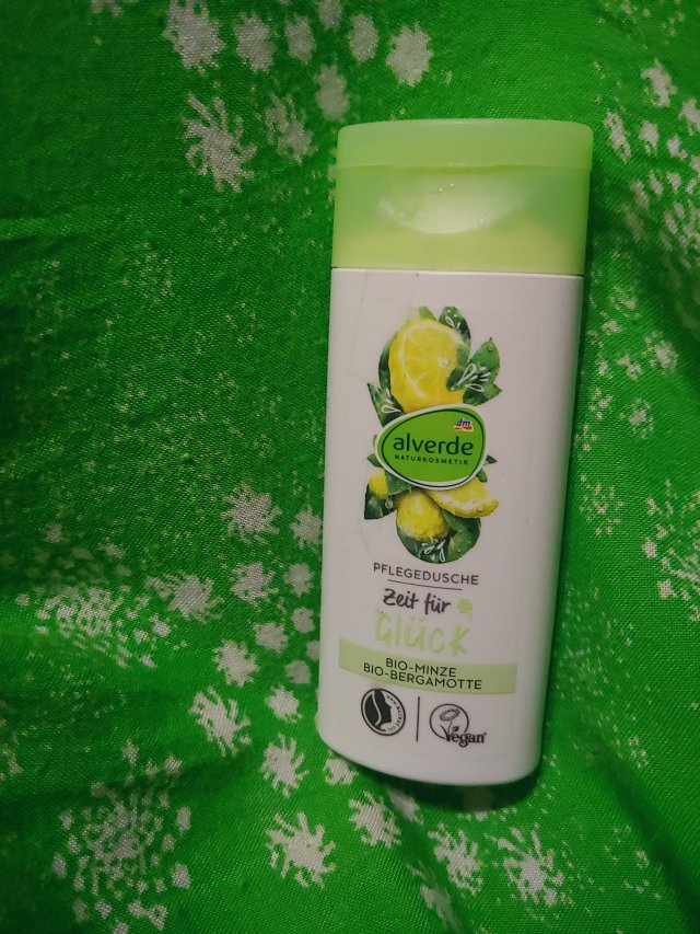 Alverde Żel pod prysznic, Mięta i Bergamotka 