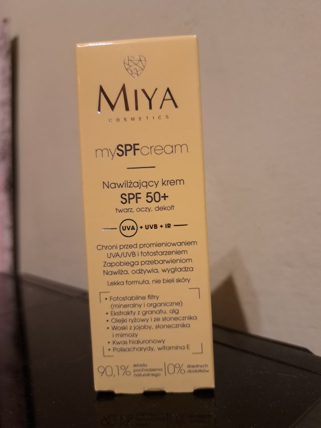 Miya Cosmetics mySPFcream, Nawilżający krem do twarzy, SPF 50+