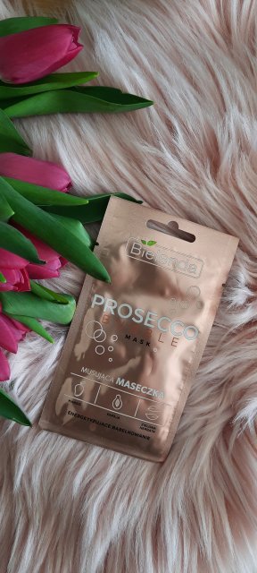 Bielenda Prosecco Bubble Mask, Maseczka do twarzy, Musująca, Energetyzujące bąbelkowanie 