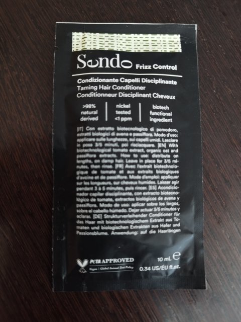 Sendo Odżywka do włosów, Frizz Control, Zapobiegająca puszeniu się włosów