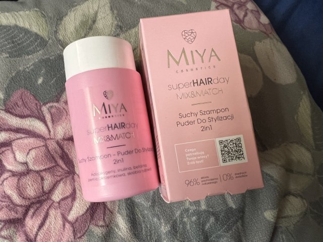 Miya Cosmetics superHAIRday, Suchy szampon-puder do stylizacji, 2in1
