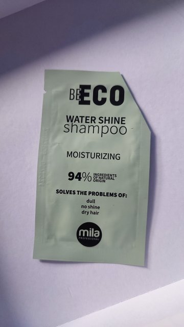 Mila Professional Szampon do włosów, Be Eco, Waters Shine, do włosów suchych.