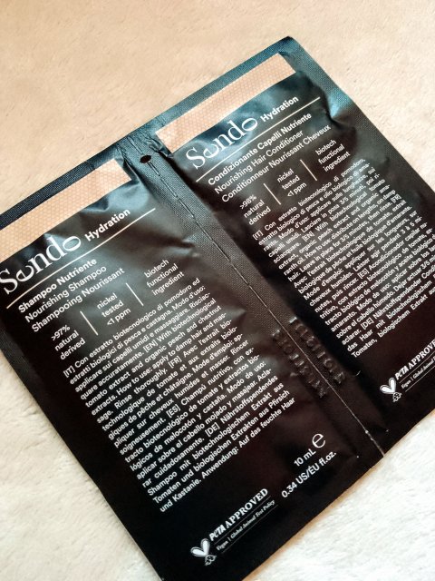 Próbki kosmetyków do włosów  Sendo