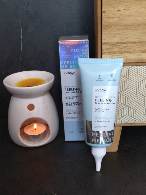 So!Flow Peeling trychologiczny, Oczyszczający, Każdy rodzaj włosów, Zapach orzeźwiającego koktajlu tropikalnego