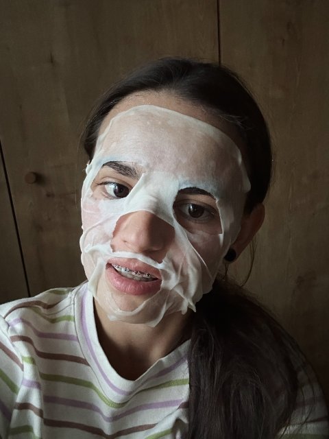 CNF Cosmetics Maska do twarzy w płacie, Mango With Iceland Glacial Water