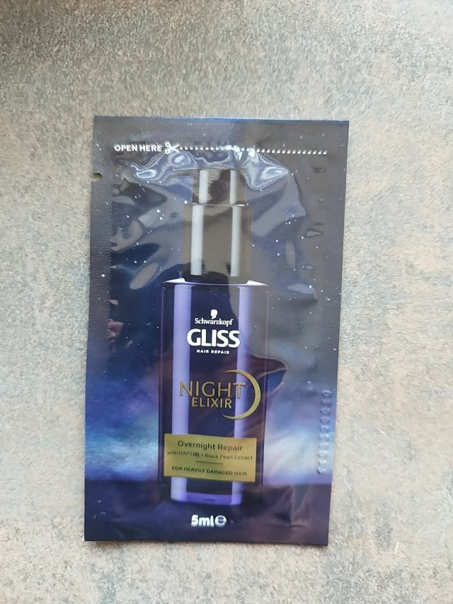 Schwarzkopf Gliss Kur, Hair Repair, Kuracja do włosów, Night Elixir, Na noc, Ultimate Repair