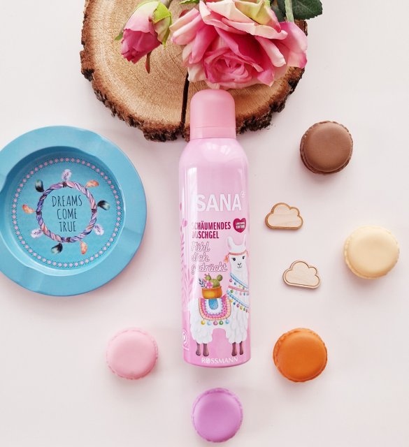 Isana Pianka pod prysznic, Fühl dich Gedrückt