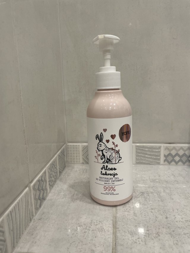 YOPE Żel do higieny intymnej, Aloes i lukrecja