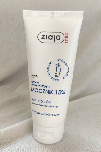 Ziaja Med, Kuracja ultranawilżająca Mocznik 15%, Krem do stóp