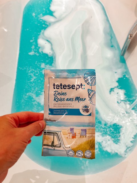 Tetesept Sól do kąpieli, Deine Reise ans Meer, Zypresse & Meersalge