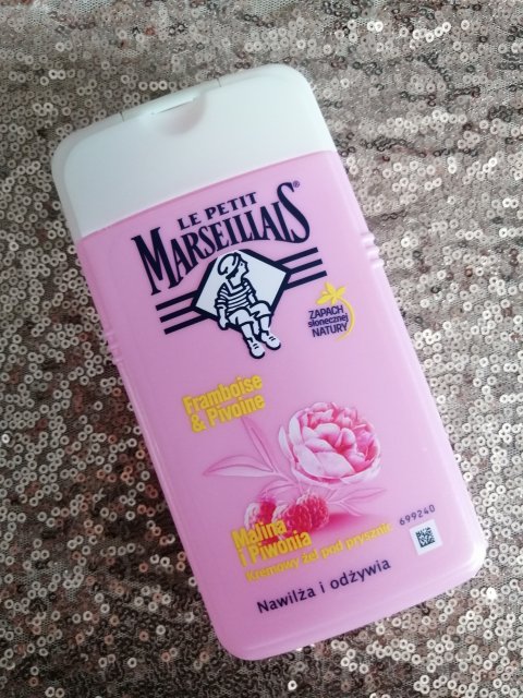 Le Petit Marseillais Żel pod prysznic, Malina i piwonia