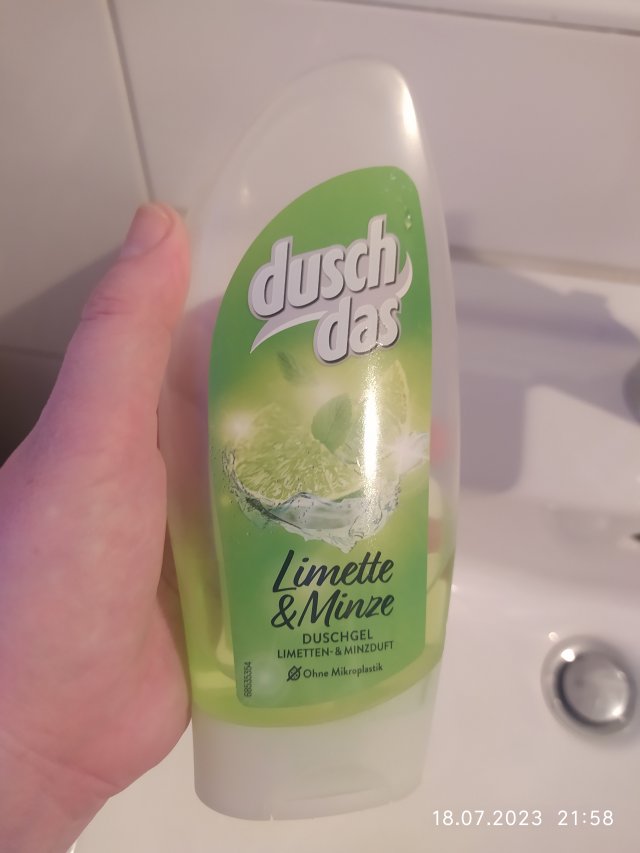 dusch das Żel pod prysznic, Limonka i mięta