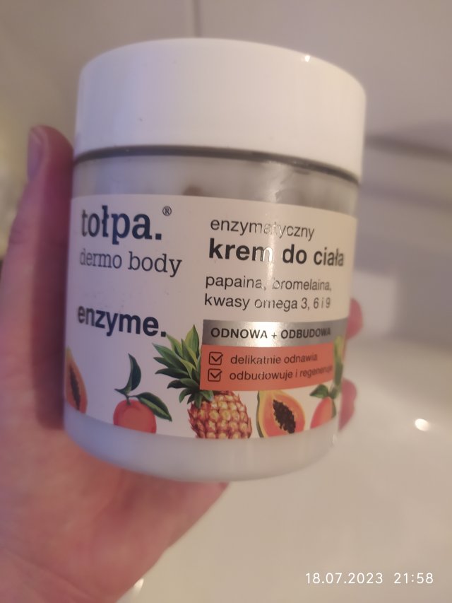 Tołpa Dermo Body, Enzymatyczny krem do ciała