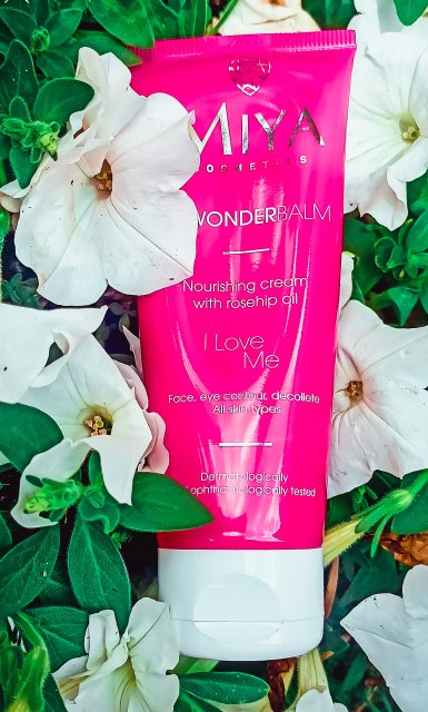 Miya Cosmetics myWONDERbalm, I love me, Krem do twarzy, Odżywczy, Olejek z róży