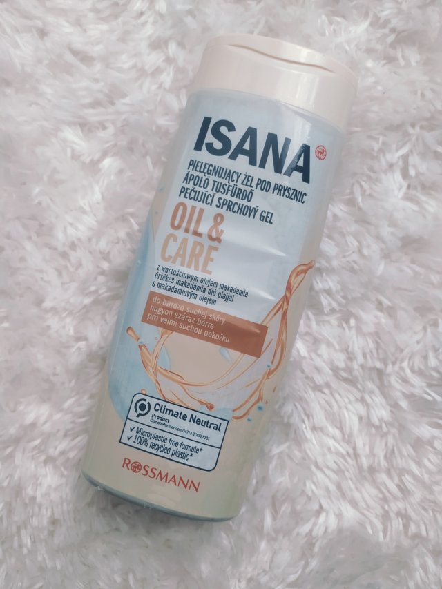 Isana Żel pod prysznic, Oil & Care