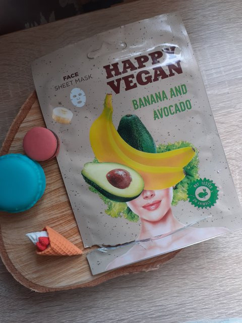 Banan awokado maska w płacie 