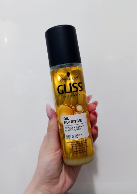 Schwarzkopf Gliss Kur, Oil Nutritive, Odżywka do włosów w sprayu, Regeneracyjna