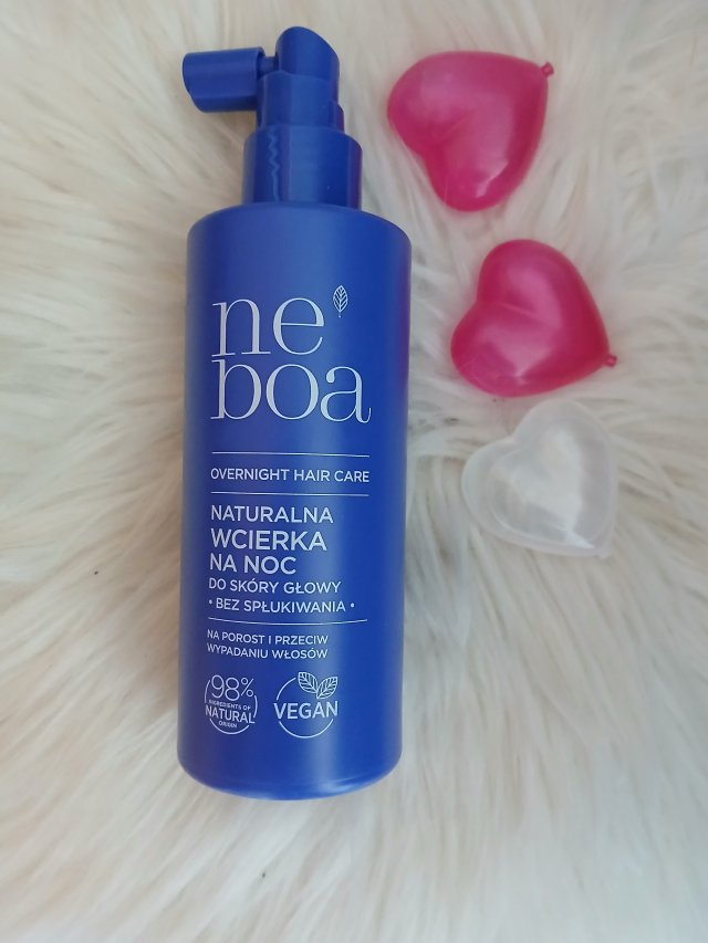 Neboa Wcierka do skóry głowy, Naturalna, Na noc, Bez spłukiwania, Overnight Hair Care