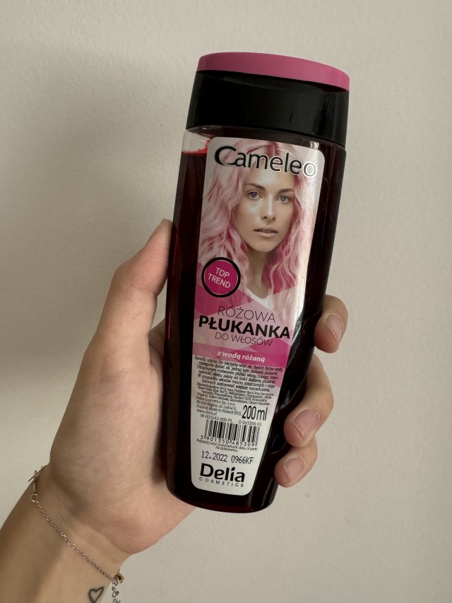 Delia Cameleo, Płukanka do włosów, Różowa 