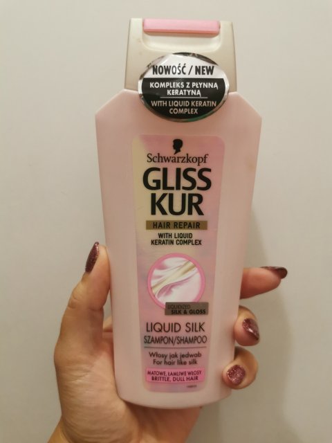 Schwarzkopf Gliss Kur, Liquid Silk, Szampon do włosów, Regeneracyjny