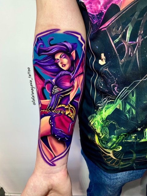 inspiracja tatuaż morgana