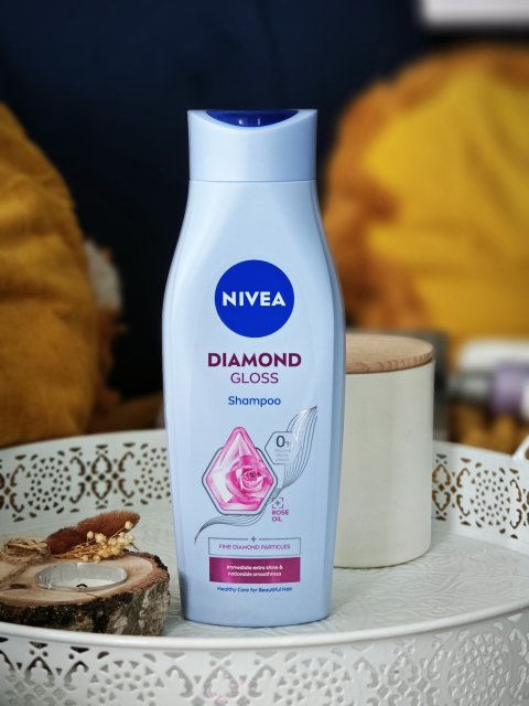 Nivea Szampon do włosów, Diamond Gloss Care, Pielęgnujący, Włosy matowe