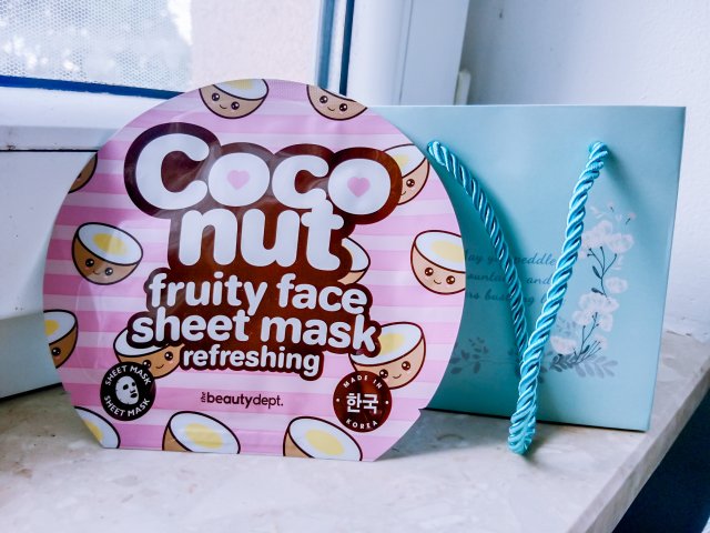 Action Maska do twarzy w płacie, Coconut Fruity Face Sheet Mask, Refreshing