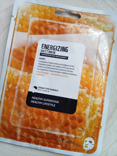 Farmskin Maska do twarzy w płacie, Superfood For Skin, Rozświetlająca, Miód