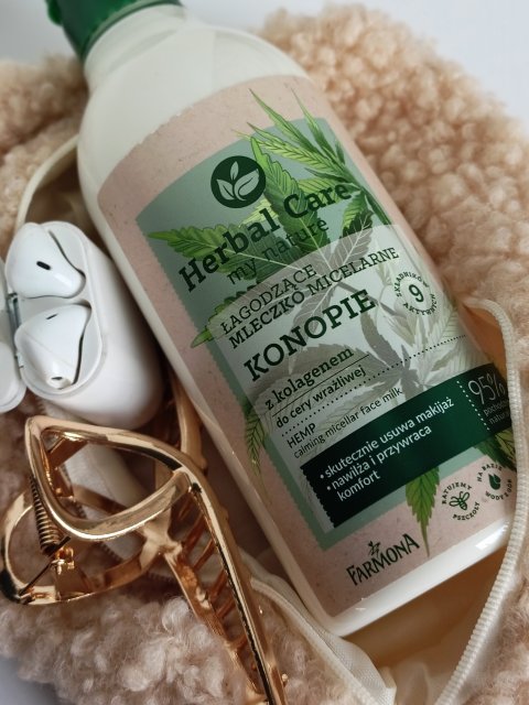 Farmona Herbal Care, Mleczko do demakijażu, Konopie z kolagenem