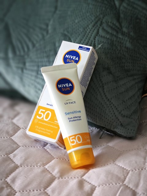 Nivea Sun, Krem do twarzy, UV Face, Sensitive, SPF50, Sun Allergy Protection