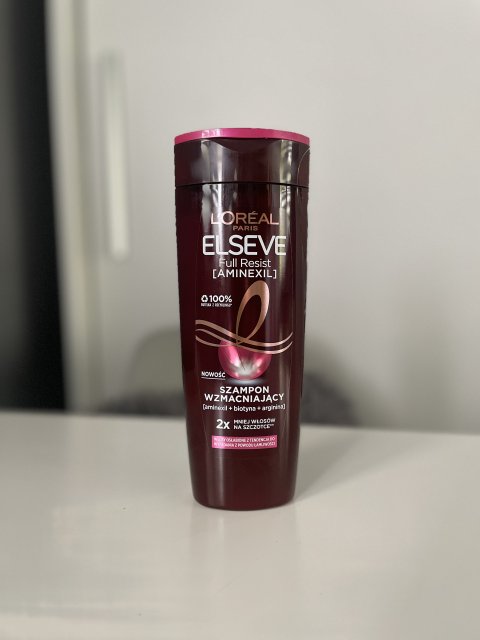 L'Oréal Elseve, Full Resist, Szampon do włosów, Wzmacniający, Biotyna, Witamina B5, Arginina