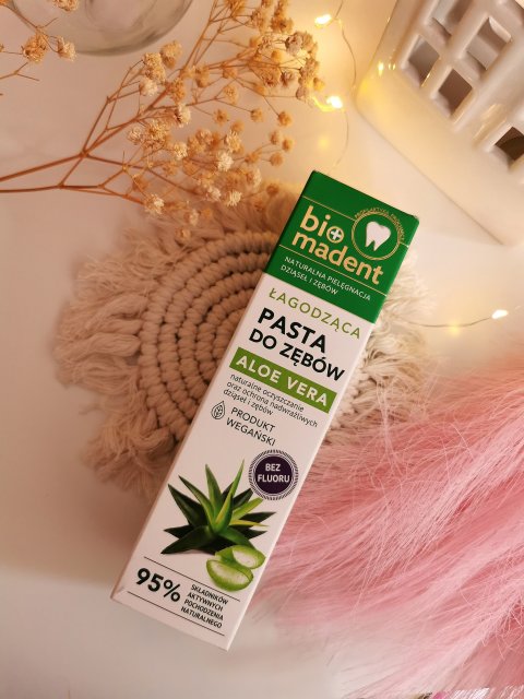 bio madent Pasta do zębów, Łagodząca, Aloe Vera