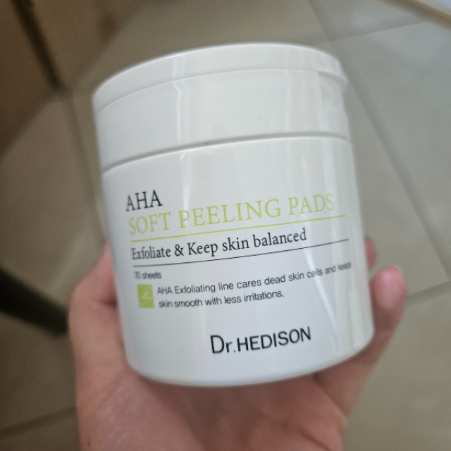 Dr. Hedison AHA Delikatnie peelignujące płatki 