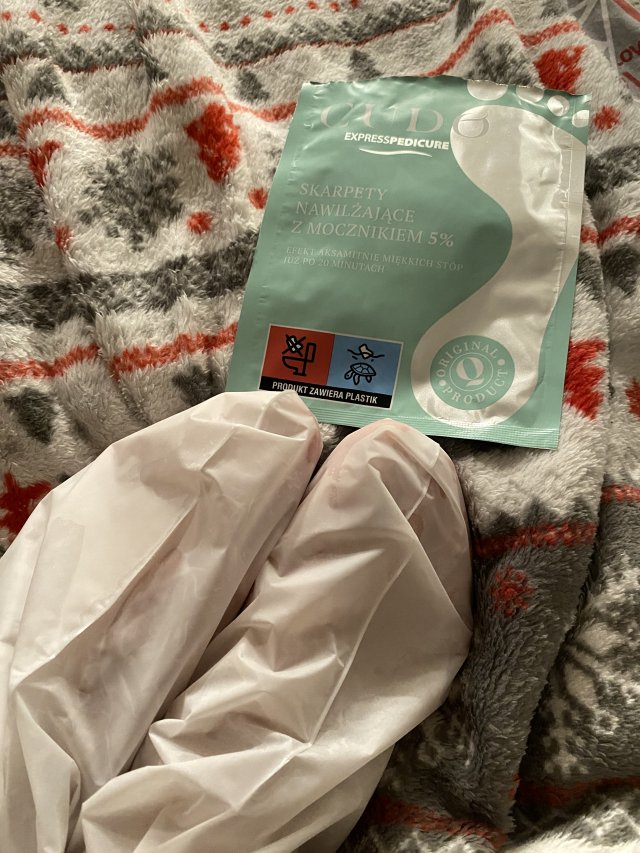 Cudo Skarpety do stóp, Express Pedicure, Nawilżające, Z mocznikiem 5%