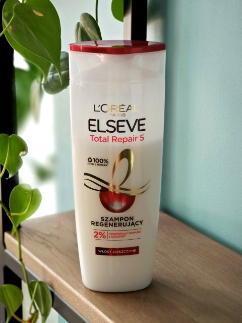 L'Oréal Elseve, Szampon do włosów, Total Repair 5, Regenerujący, Włosy zniszczone 